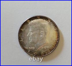 John F Kennedy 1964 Liberty Half Dollar in Memorial Case Silver Uncirculated