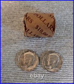 Kennedy 90% Silver Half Dollar 20 Coin Ct. 10 Dollar Roll