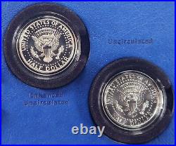 Kennedy Half Dollar, 50th Anniversary, 4 Silver Coin Set, P, D, S, W. Per Set
