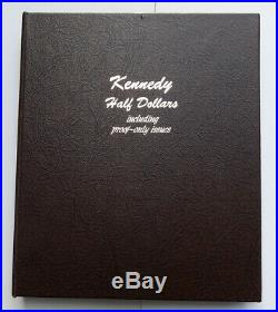 Kennedy Half Dollar Collection Dansco 1964-1997 P/D/S Silver & Clad 99 Coins