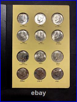 Kennedy Half Dollar Library of Coins Old Vintage Rare Album Silver P D S