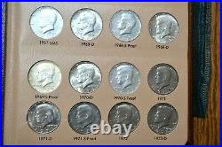 Kennedy Half Dollar Set 1964-1987 BU GEM-61 Coins SMS Silver Proofs Dansco Album