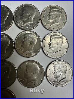 Kennedy Half Dollar, Set of 30 Coins, Uncertified, NR