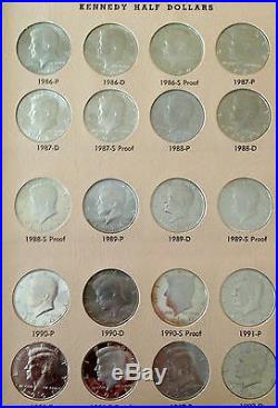 Kennedy Silver Half Dollar Complete Uncirculated Proof Set 90% SILVER COINS