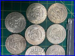 LOT x 12 1964 Kennedy Half Dollar Coins US Mint 90 Silver JFK Vintage USA