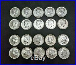 Lot (20) 1964 Kennedy Silver Half Dollars