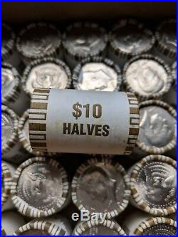 Lot (3) Pre-1970 Silver Half Dollar Roll 40% and 90% KENNEDY FRANKLIN LIBERTY