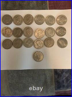 Lot Of 19 JFK Silver Dollars 1971-1978