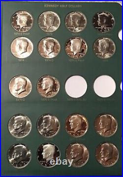 Lot Of 55 1964-1997 Kennedy Half Dollars 90% 40% Silver Uncirculated And Proofs