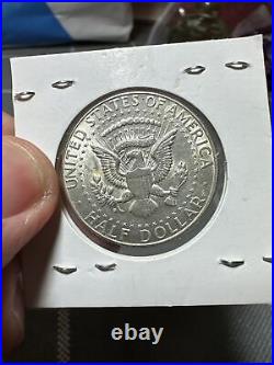 Lot of 10 1964 Kennedy Half Dollars, 90% Silver