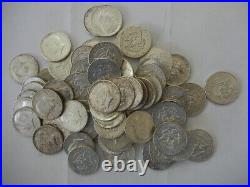 Lot of 11 1964 Kennedy Half Dollar 90% Silver Choose in Lots of 11 coins