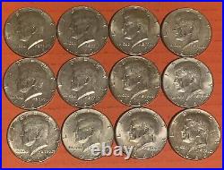 Lot of 14 Kennedy Half Dollars two PCGS graded proofs one 90% & rest 40% silver