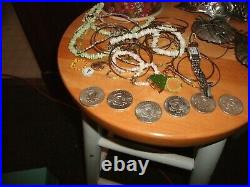 Lot of 6 Kennedy Silver Half Dollars 1964 + 5.4 oz sterling silver + tiffany box
