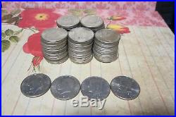 Lot of 80 US Half Dollar Kennedy 40% Silver 1965 to 2001 US Kennedy Lot 80 Coins