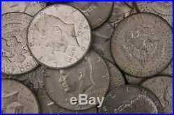 MAKE OFFER 1 Troy Pound 1964 Kennedy Half Dollars 90% Silver Junk Coins Bullion