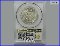 MS65 1969-D 50C Kennedy Silver Half Dollar, PCGS RARE- Rainbow Toned