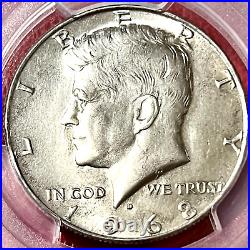 Missing Silver/clad Layer Error! Pcgs Ms-62 1968-d Kennedy Half Dollar