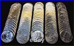 Nice Roll of (20) 1964 Kennedy 90% Silver BU Half Dollars $10 Face Value
