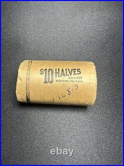 Original BU Roll 1968 40% Silver Kennedy Half Dollars