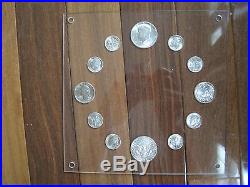 Our Silver Heritage Coin Clock 2 Kennedy Halfs, 2 Wash. Quarters 8 Eisenh. Dimes