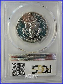 PCGS-Certified, PF66, 1964 Silver Kennedy Half Dollar Coin with Accented Hair
