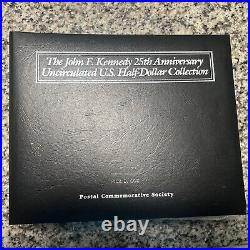 PCS John F. Kennedy 25th Anniversary Uncirculated Half Dollar Collection