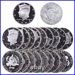 Proof Kennedy Half Dollar With Problems Rejects Roll 90% Silver 20 US Coins