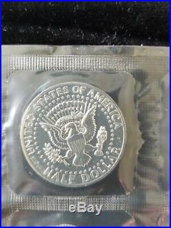 RARE! 1964 Kennedy Half Dollar Accented Hair in original Unopened 90%Silver Proo