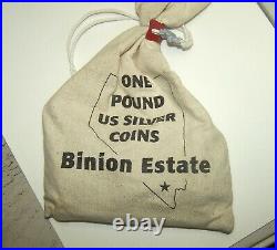 Rare Original Sealed Bag of Ted Binion Hoard 1lb. 90% Silver Horseshoe Las Vegas