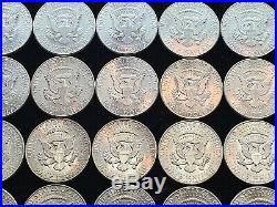 Roll Of (20) 1964 Kennedy Half Dollars $10 Face Value US 90% Silver coins
