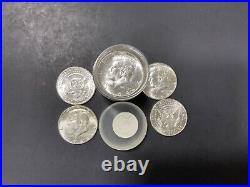 Roll of 1964 (P) Kennedy Half Dollar 90% Silver BU
