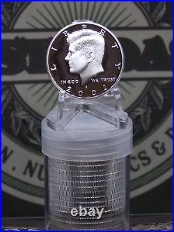 (Roll of 20) $10 FV 2002 S Kennedy 90% Silver Half Dollar 50c PROOF ECC&C #CF