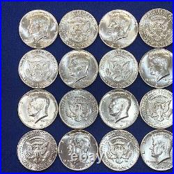Roll of 20 1970-D Kennedy Silver Half Dollars, BU