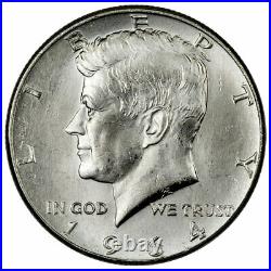 Roll of 20 90% Silver 1964 Kennedy Half Dollars BU