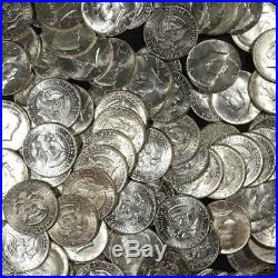 Roll of BU UNC Kennedy Half Dollars 90% Silver Mixed Dates $10 Face Value