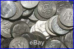 Seven Rolls 40% Silver Kennedy Half Dollars (140 Coins) Lot B24