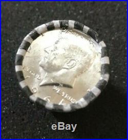 Silver 1964 Kennedy 90% Silver Half Dollars 160 Coins 8 Rolls BU Sale Lot