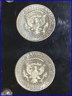Silver Kennedy Half Dollar Proof Set 64,68s, 69s, 70s, 76s Stunning Proof Set