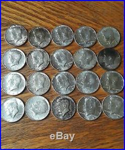 Silver Kennedy Half Dollars 1964 lot