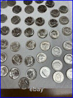 Silver Kennedy Half Dollars Roll 1964 20 Coins 90% RP-315