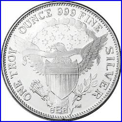 TEN (10) 1 oz. Highland Mint Silver Round Kennedy Half Dollar. 999+ Fine