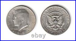 USA Half Dollar Coins LIBERTY 1983 KENNEDY