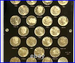 US Kennedy Silver Half Dollar 1979 to 1989 Uncirculated BU + Proofs Qty 35