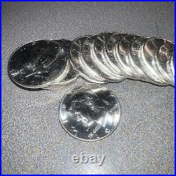Uncirculated 1964 Kennedy Half Dollar Roll $10 20 Coins
