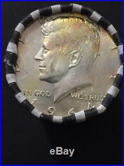 Uncirculated Roll of 20 1964 Kennedy Half Dollar 90% Silver Coins