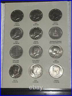 Uncirculated Silver Kennedy Half Dollar Book Completed 1964-1984